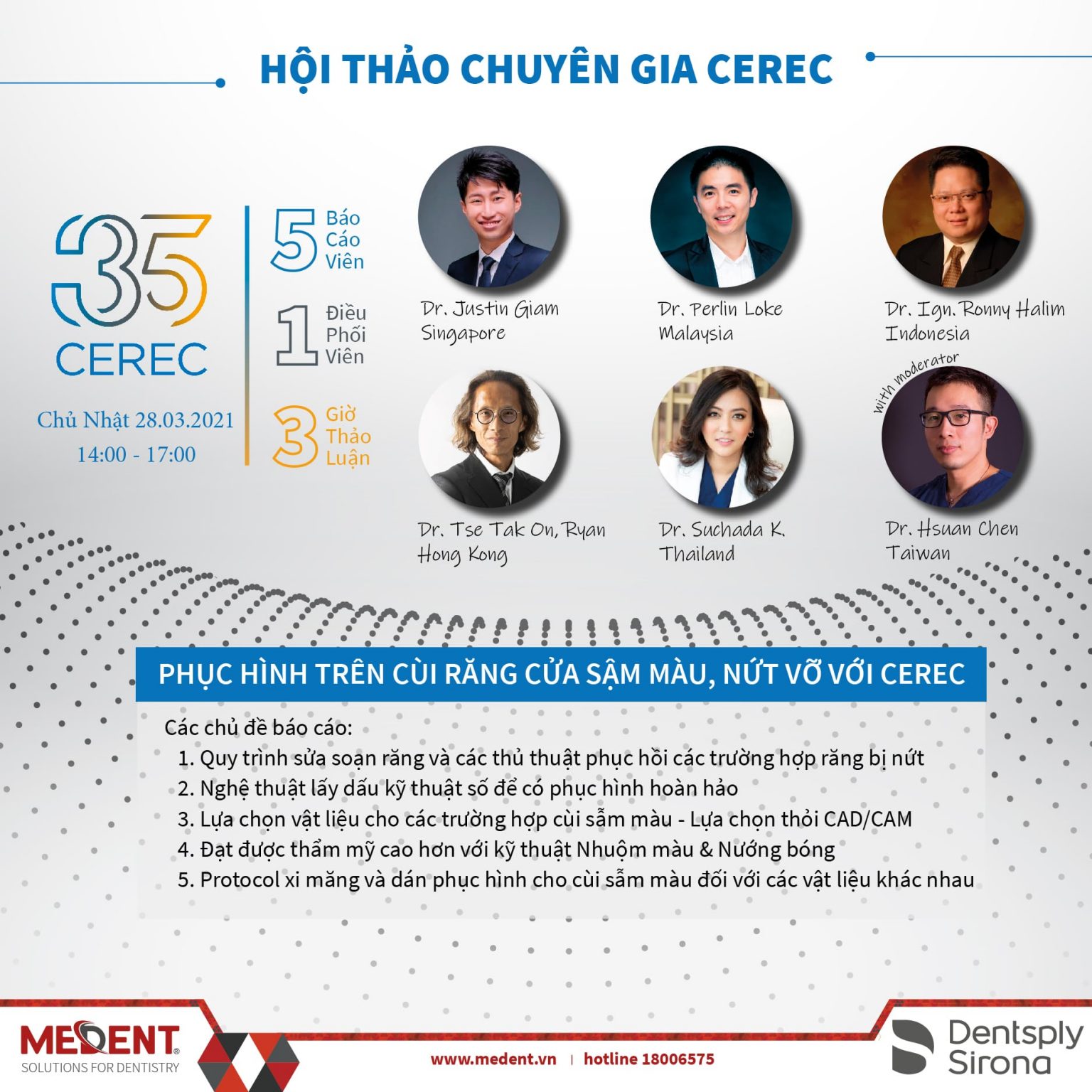 Hội thảo 35 năm CEREC CAD/CAM